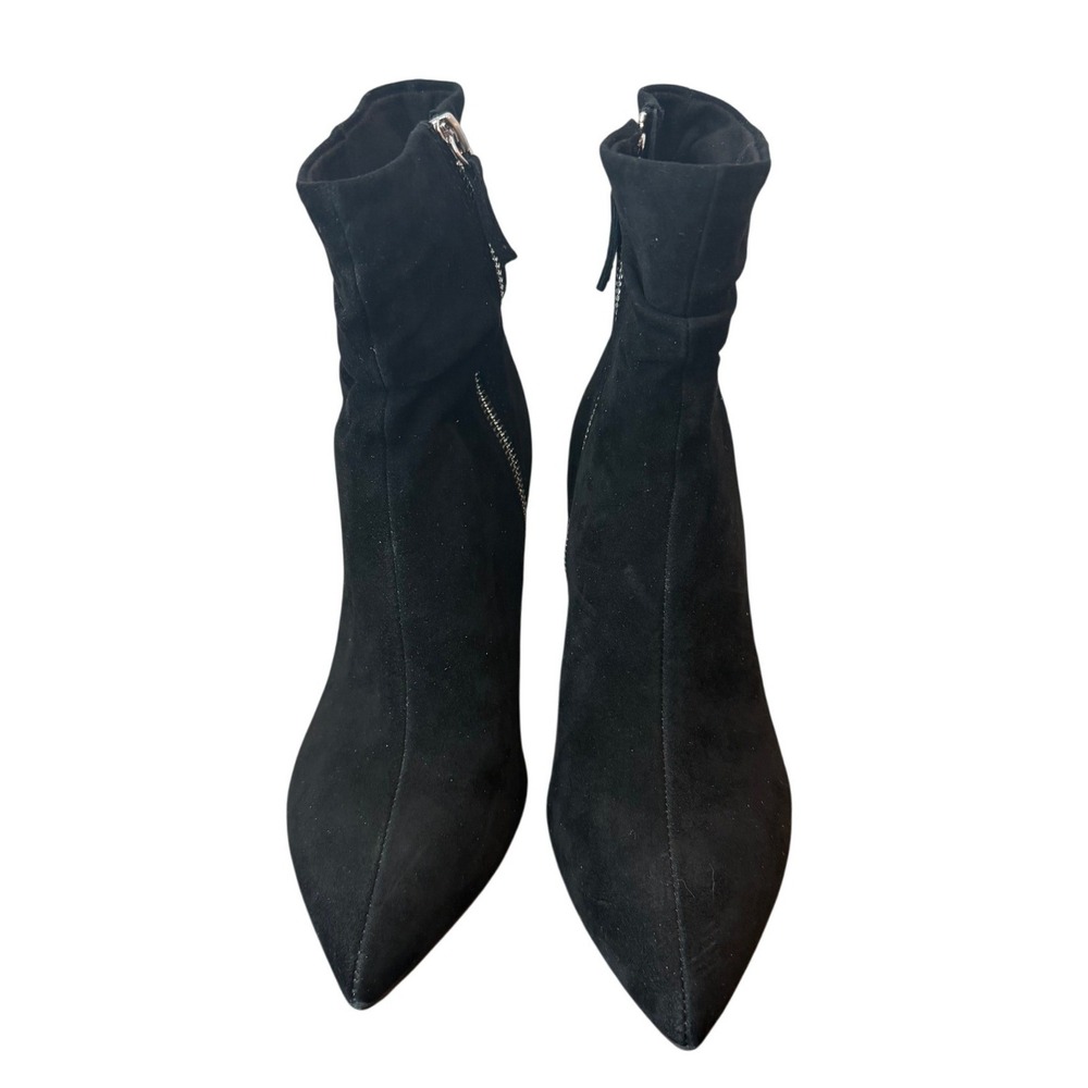 Bella Vita Danielle Black Suede Leather Slouchy Pointed Toe Bootie 7.5M - NWOB